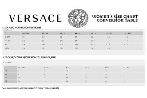 versace belt size chart men's.